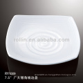 Placa de cena decorativa de la porcelana del diseño especial